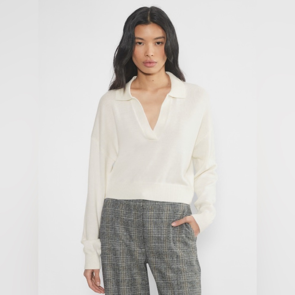 Aritzia Wilfred Clara Merino Wool Waist Sweater - Picture 2 of 10